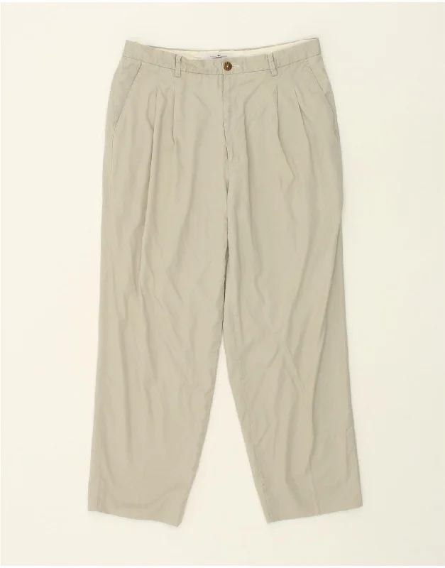 Slim Fit Suits MASH Mens Pegged Chino Trousers IT 48 Medium  W32 L27  Grey Cotton