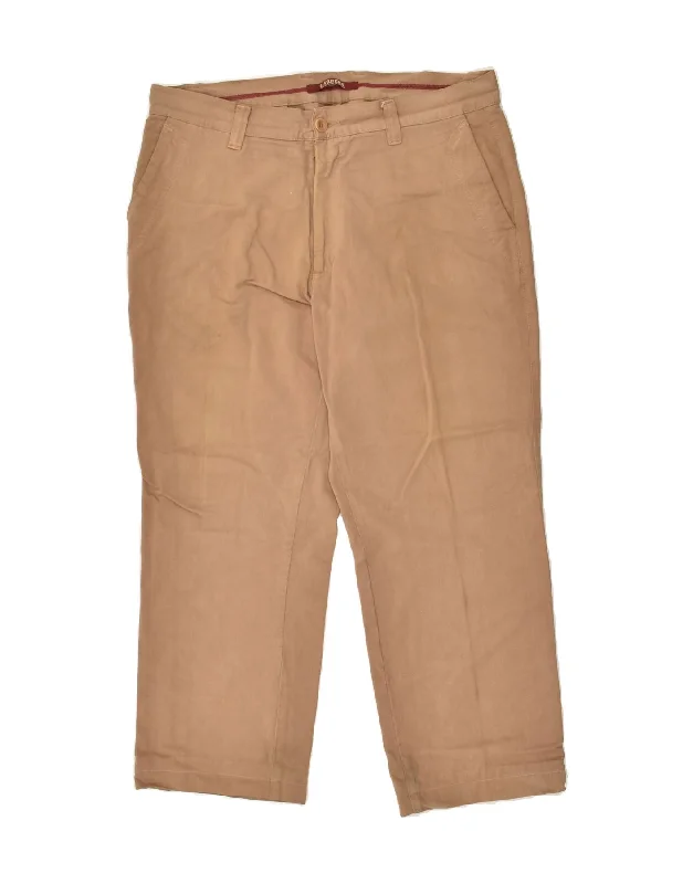 Fashionable Boots CARRERA Mens Straight Casual Trousers W36 L26 Brown