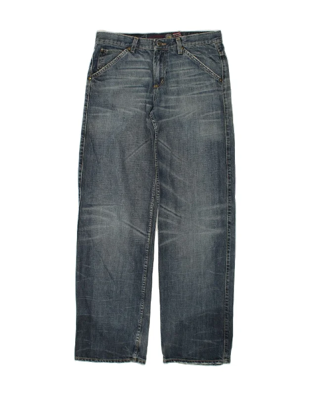 Urban Style ROY ROGERS Mens Straight Jeans W31 L33  Blue Cotton
