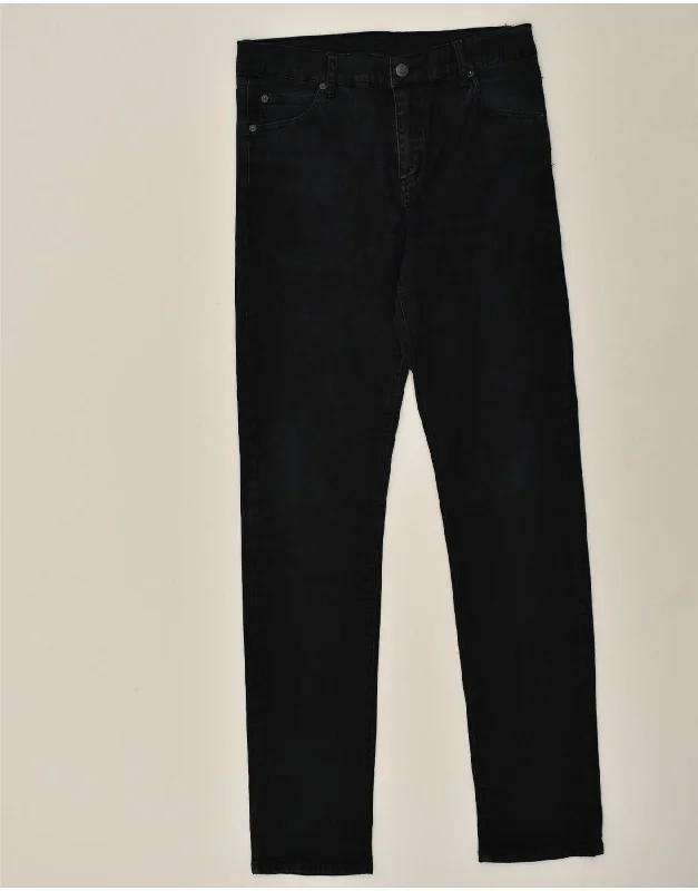 Classic Blazers CHEAP MONDAY Mens Slim Casual Trousers W33 L34 Black Cotton