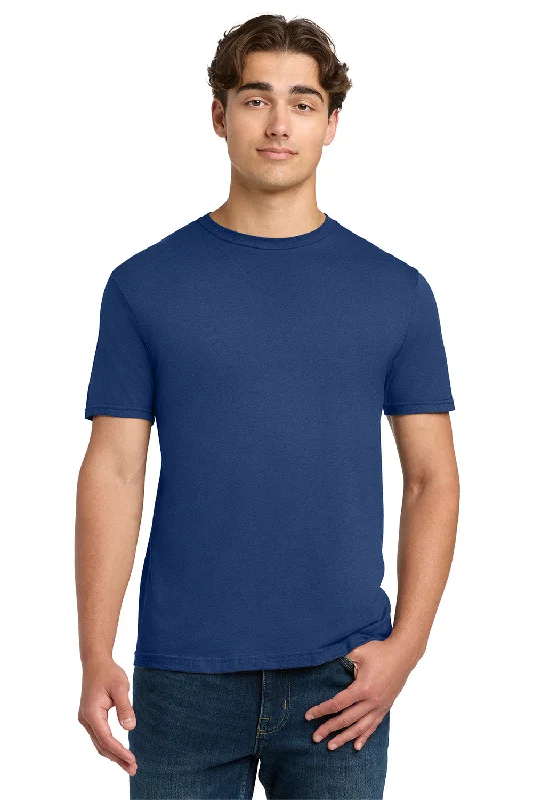 Turtleneck Sweaters Gildan Mens Softstyle Short Sleeve Crewneck T-Shirt - Metro Blue
