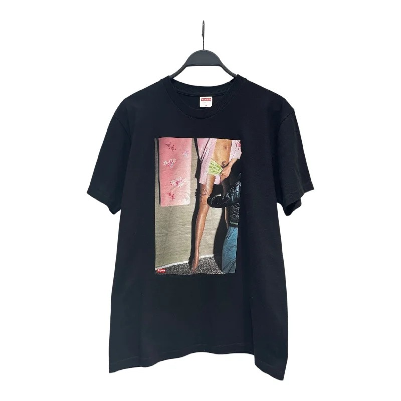 Preppy Style Supreme/T-Shirt/M/Cotton/BLK/