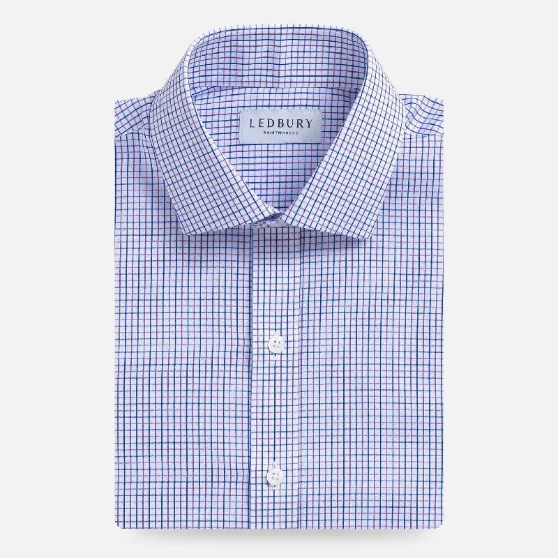 Sporty Blazers The Purple Hughes Check Custom Shirt