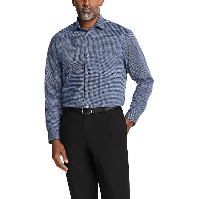 Slim-fit Shirts Van Heusen Mens Printed Cotton Button-Down Shirt