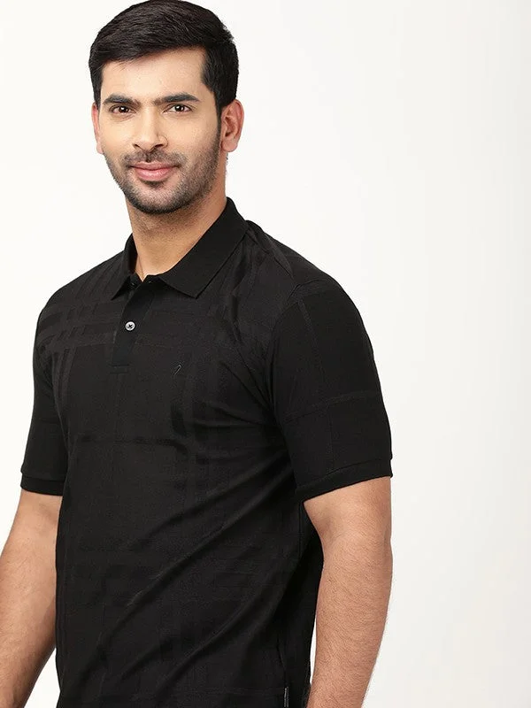 Tailored Trousers Men Solid Polo T-Shirt