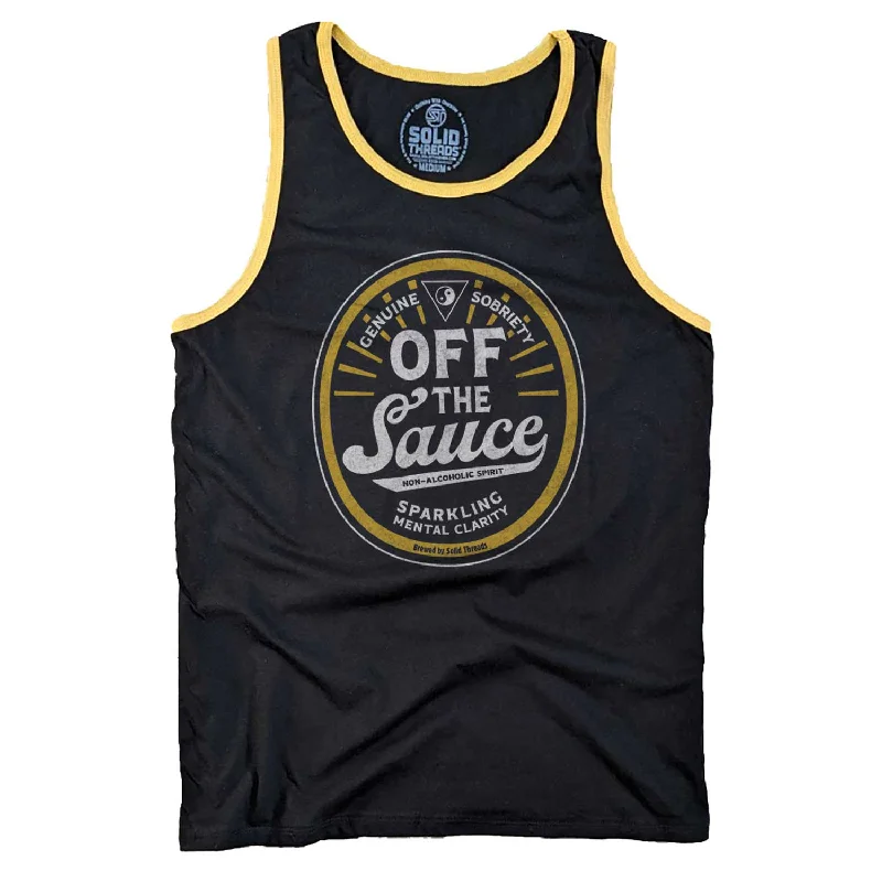 Summer Fashion Off the Sauce Ringer Tank Top | Supports Addiction Treatment