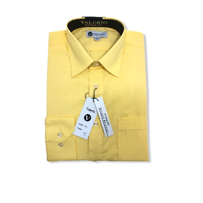 Denim Jackets Valerio Yellow Dress Shirt (NEW)