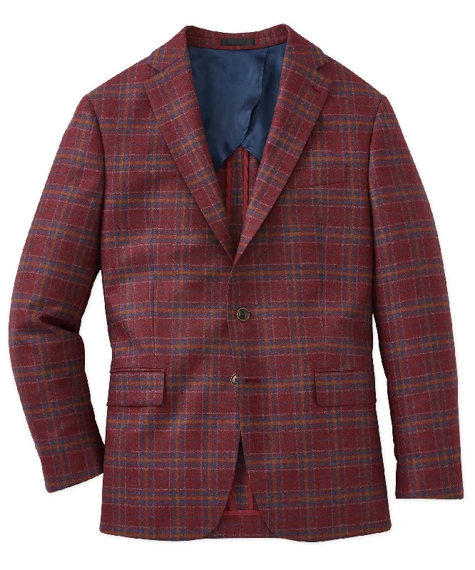 Athletic Shorts Blanket Plaid Sport Coat