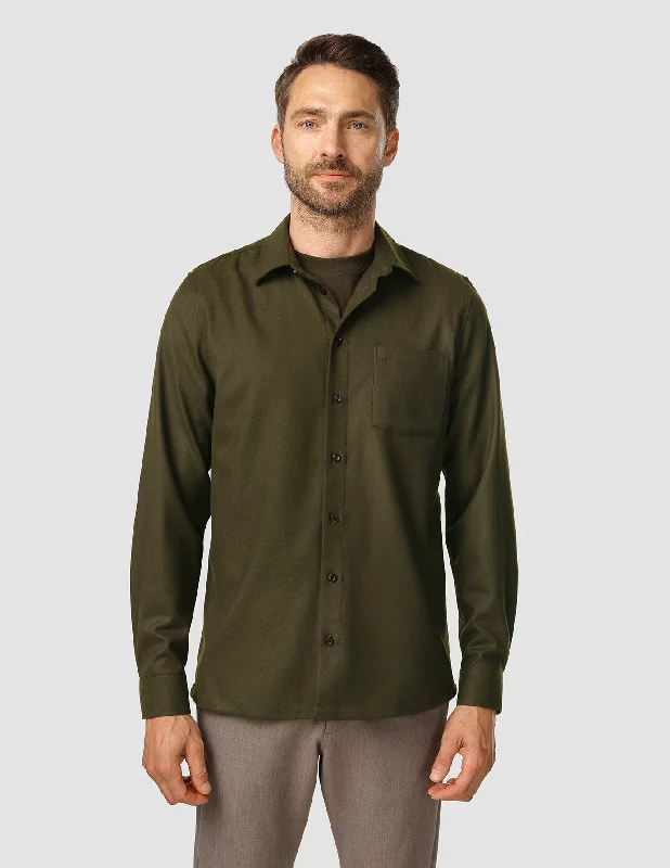 Casual Shirt Forest Green