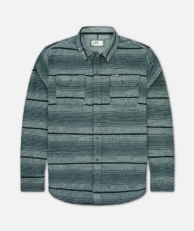 F22 Horizon Flannel - Charcoal