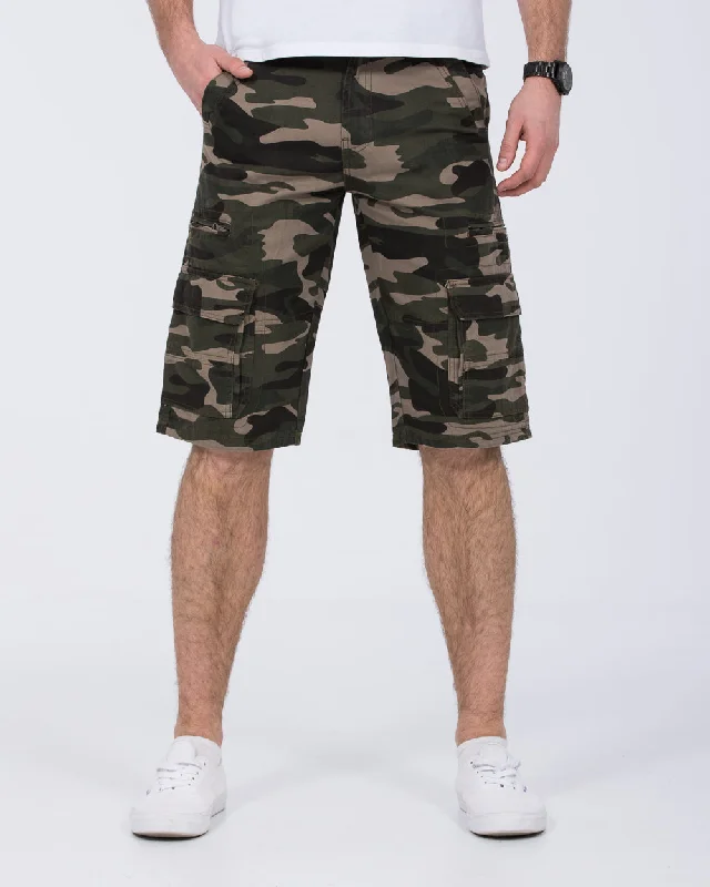 2t Tall Cargo Camo Shorts (khaki)