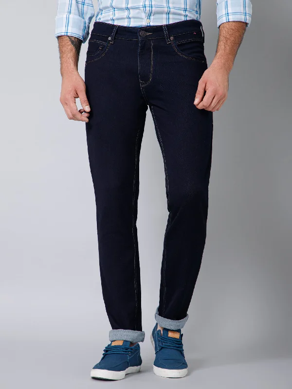 Men's Ultra Narrow fit No Fade Indigo Blue  Jeans