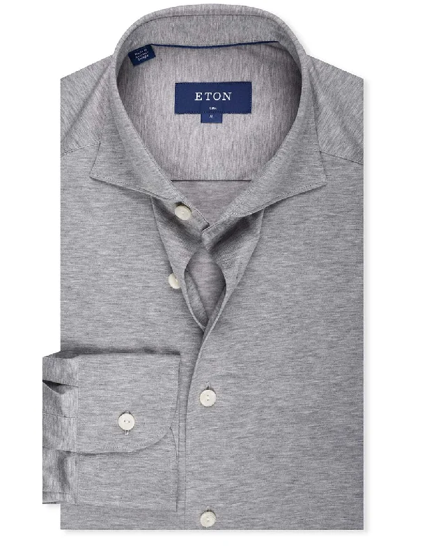 Slim Fit Jersey Shirt Grey