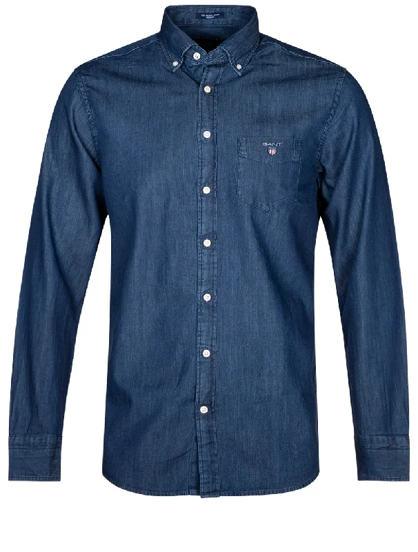 Regular Buttondown Shirt Dark Indigo