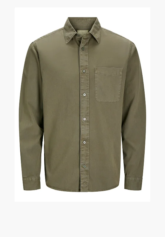 Jack & Jones Dover Twill Shirt, Green