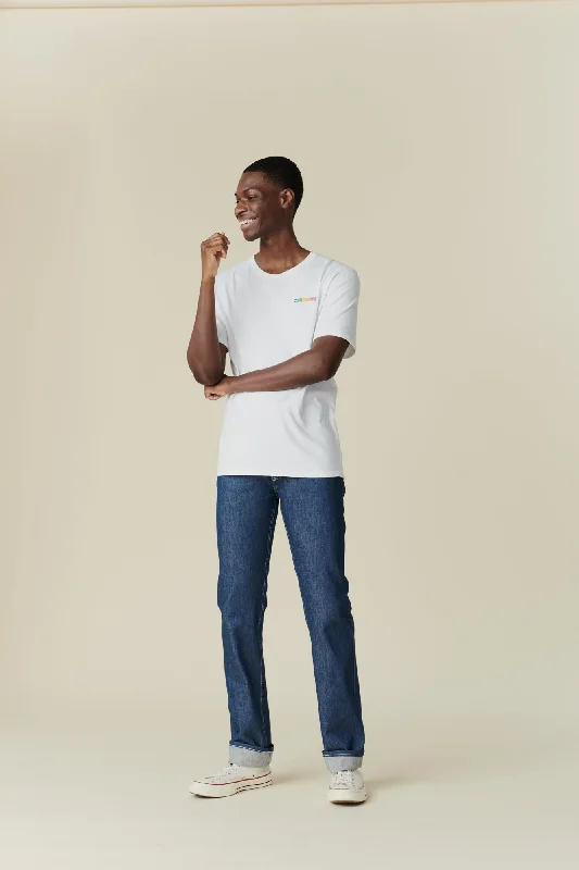 Men's Straight Cut Jeans - Blue