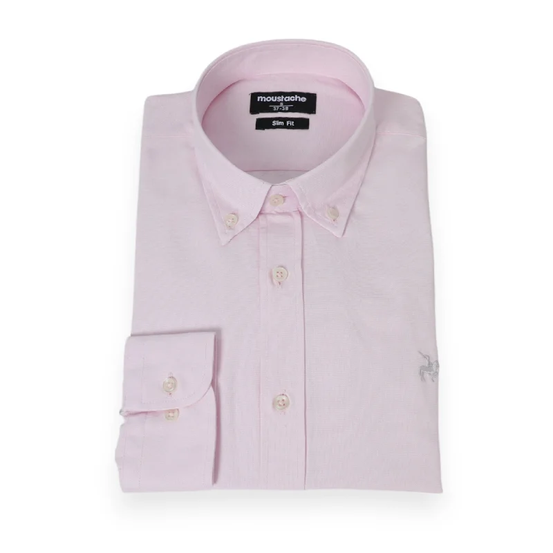 pink Shirt Slim Fit