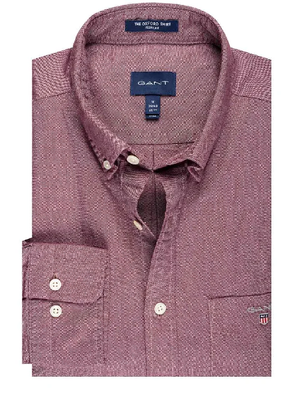 Regular Fit Oxford Shirt Port Red