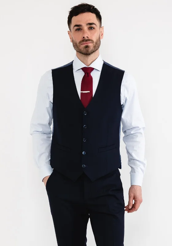 Remus Uomo Palucci Waistcoat, Navy