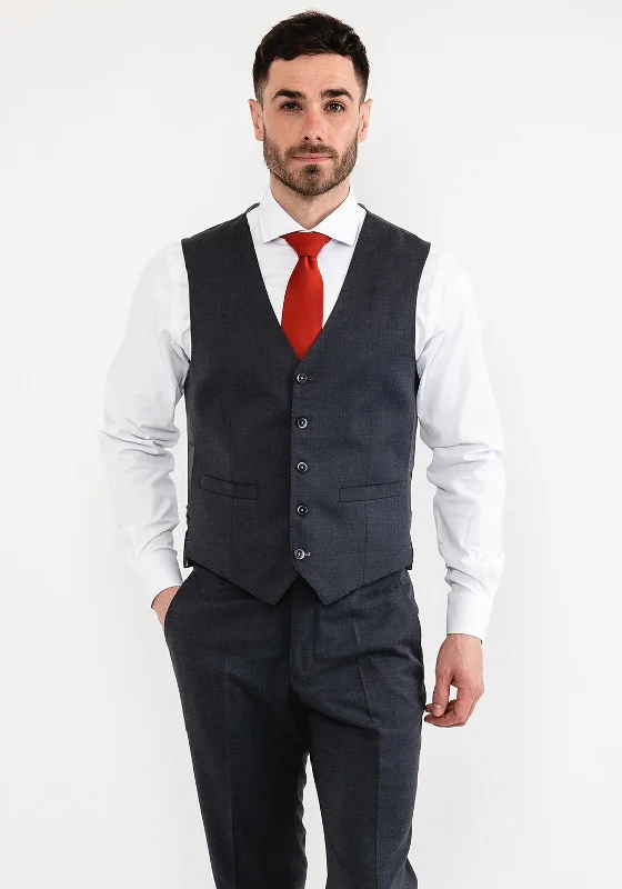 Remus Uomo Palucci Waistcoat, Grey