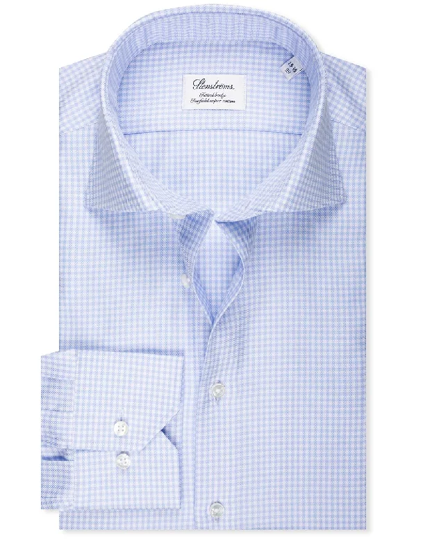 Gingham Check Shirt Blue