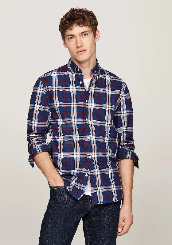 Tommy Hilfiger Tommy Tartan Shirt, Deep Indigo & Wine