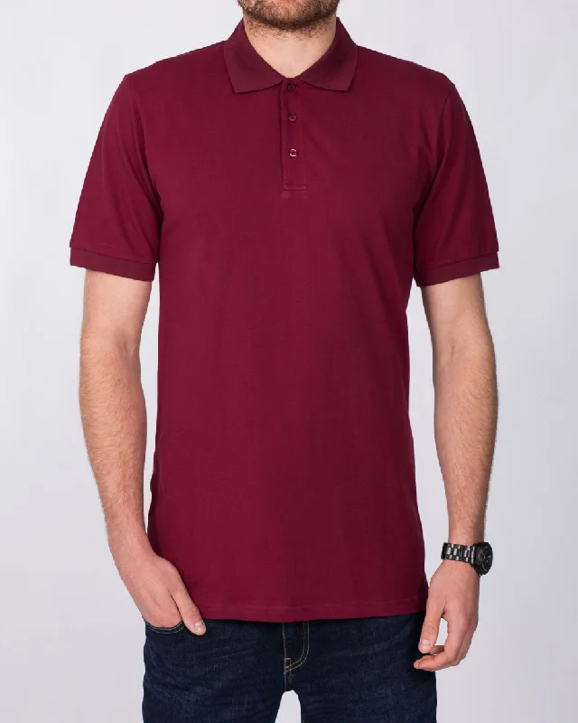 2t Slim Fit Tall Polo Shirt (burgundy)