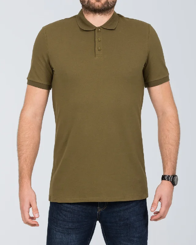 2t Slim Fit Tall Polo Shirt (olive)