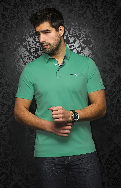 Au Noir Short-Sleeve Polo | Mercury MInt