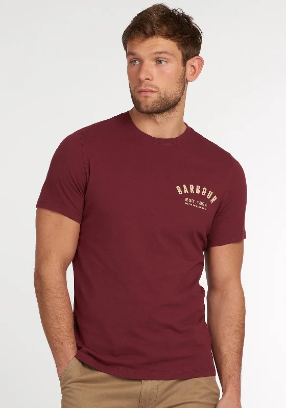 Barbour Men’s Preppy T-Shirt, Ruby