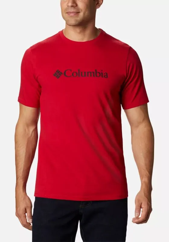 Columbia Men’s CSC Basic Logo T-Shirt, Red