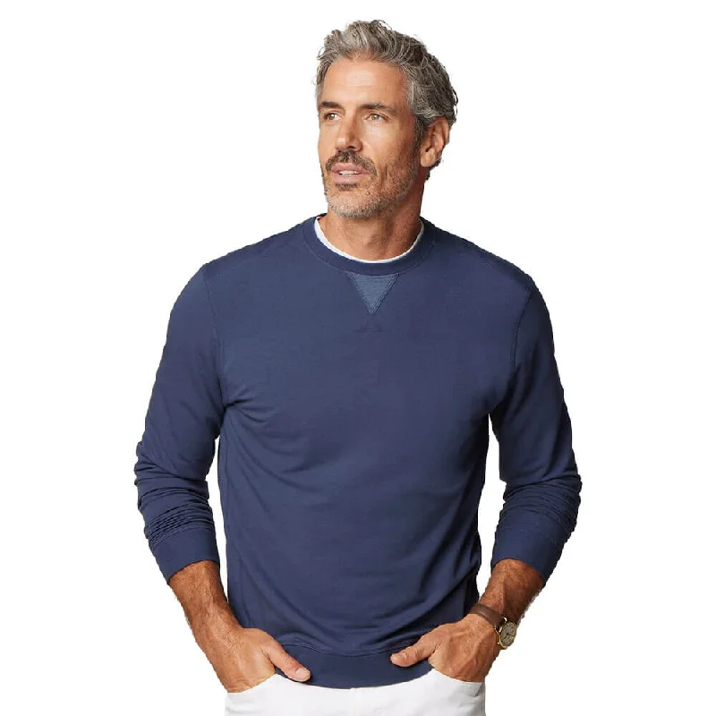 Johnnie-O Corbet Crew Neck Sweater - Navy