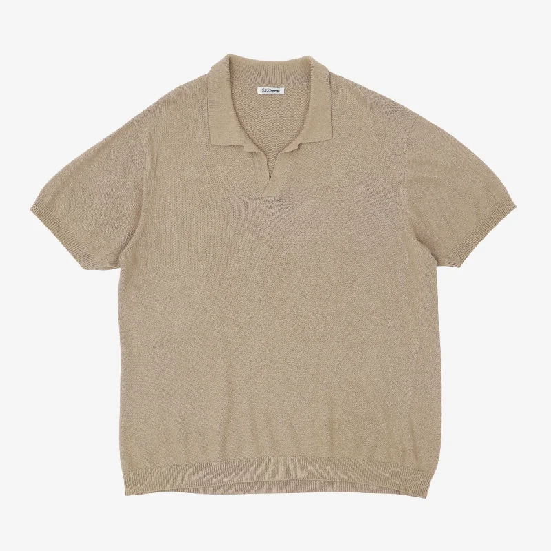 Knitted Polo SS