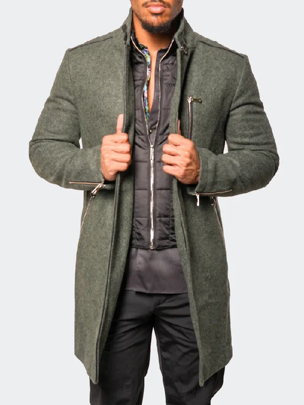 Maceoo Jacket | Peacoat CaptainRussian Green