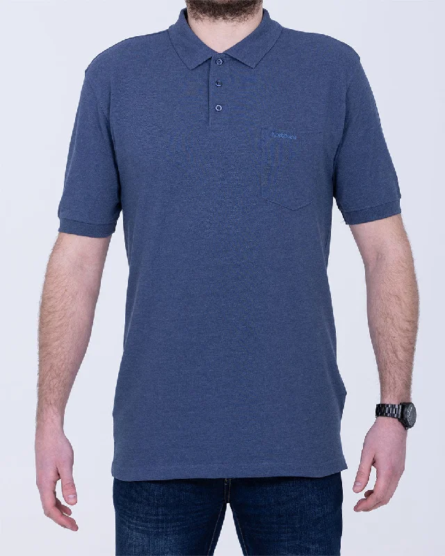 North 56 Regular Fit Tall Polo Shirt (blue melange)