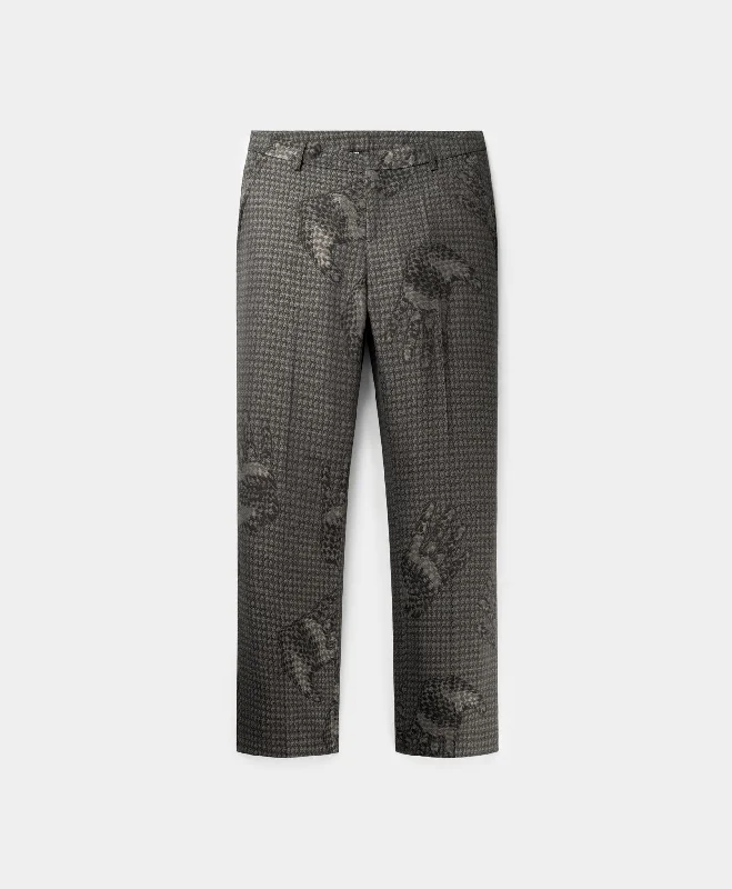 Obsidian Black Zuri Trapped Pants