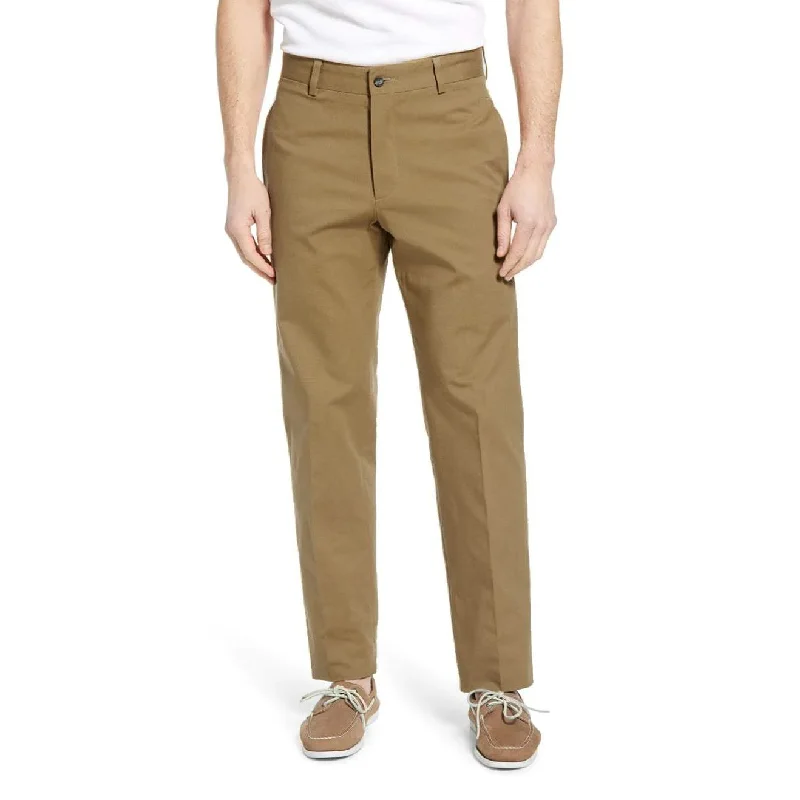 Stretch Canvas Pant in British Tan (Sumpter Flat Front) by Charleston Khakis