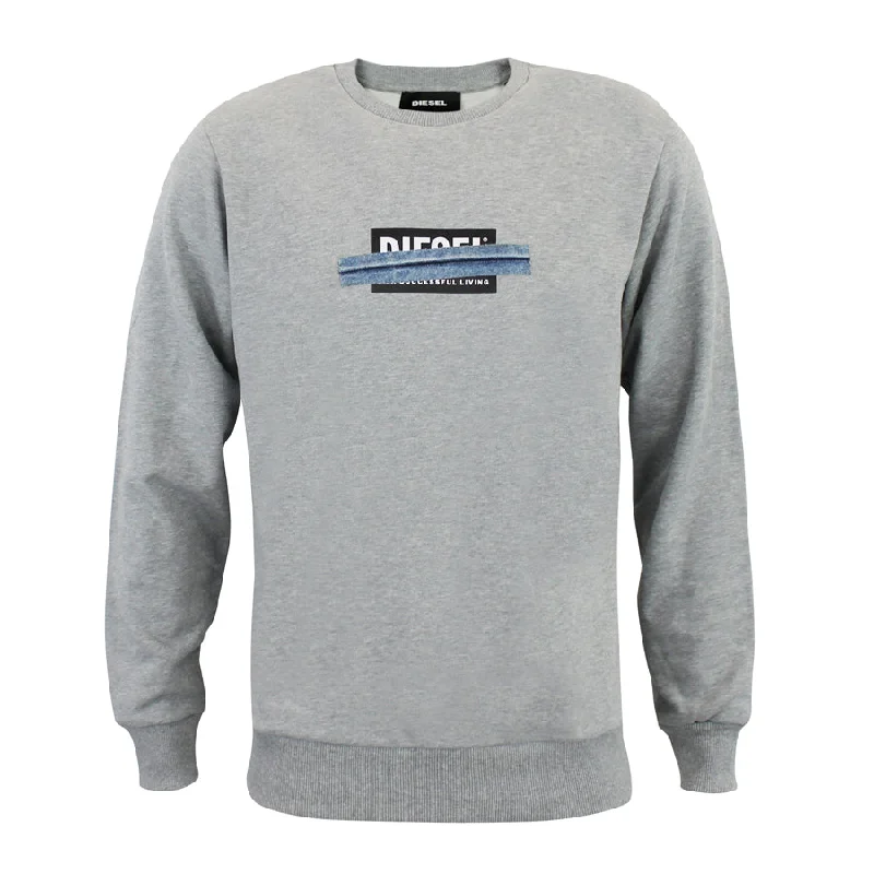 Diesel - S-GIRK-N83 Sweatshirt in Grey