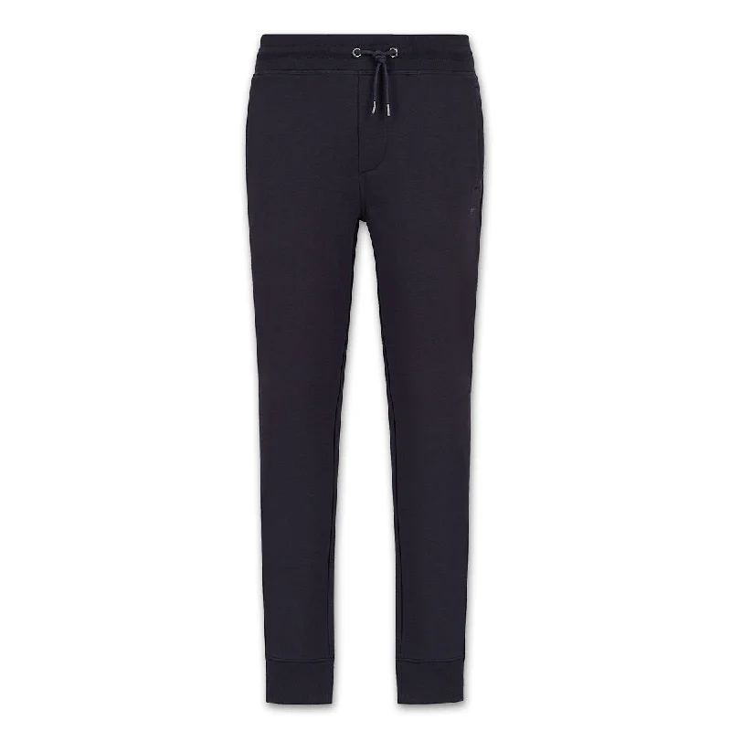 Emporio Armani - Fleece Drawstring Joggers in Navy