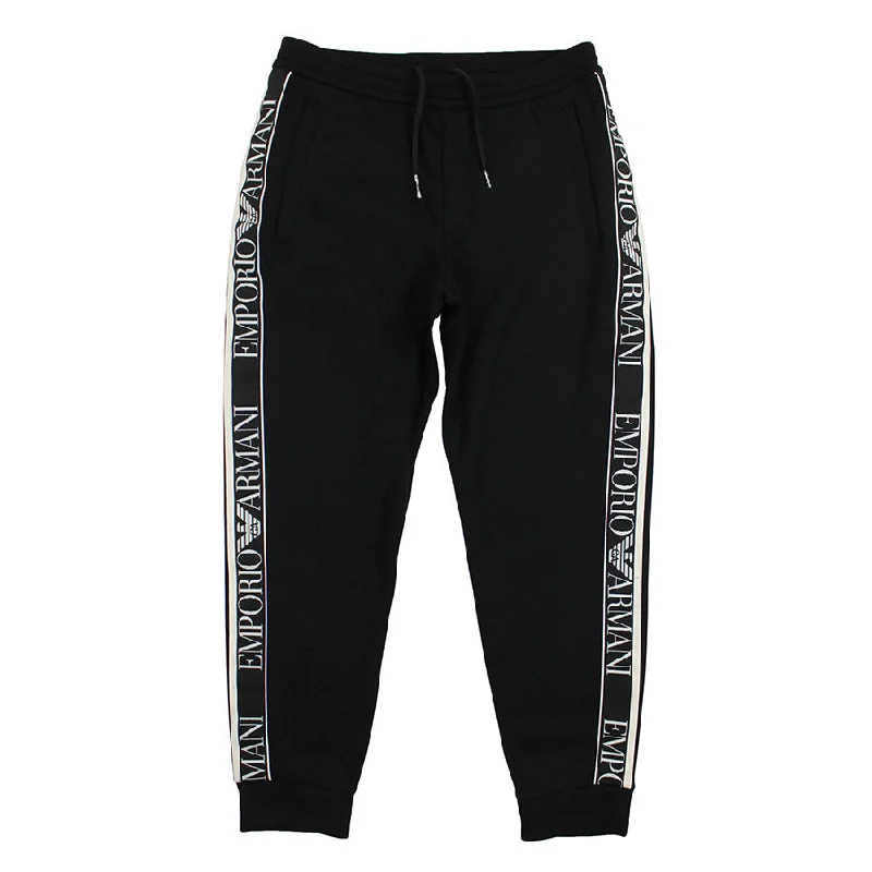 Emporio Armani - Logo Tape Joggers in Black