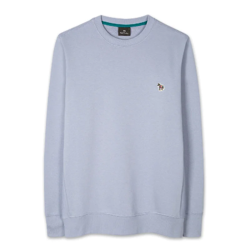 PS Paul Smith - Zebra Logo Sweatshirt in Pale Blue