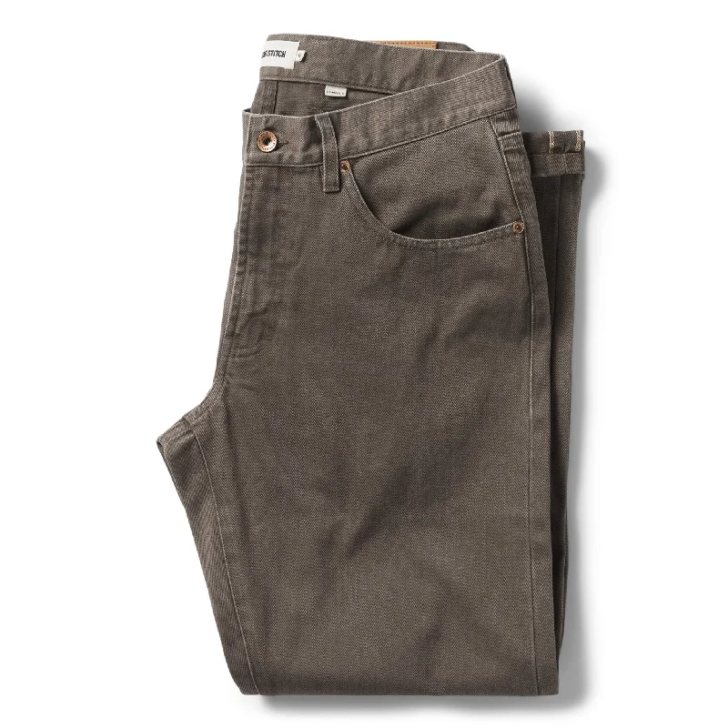 Turtleneck Sweaters The Democratic All Day Pant in Washed Walnut Selvage