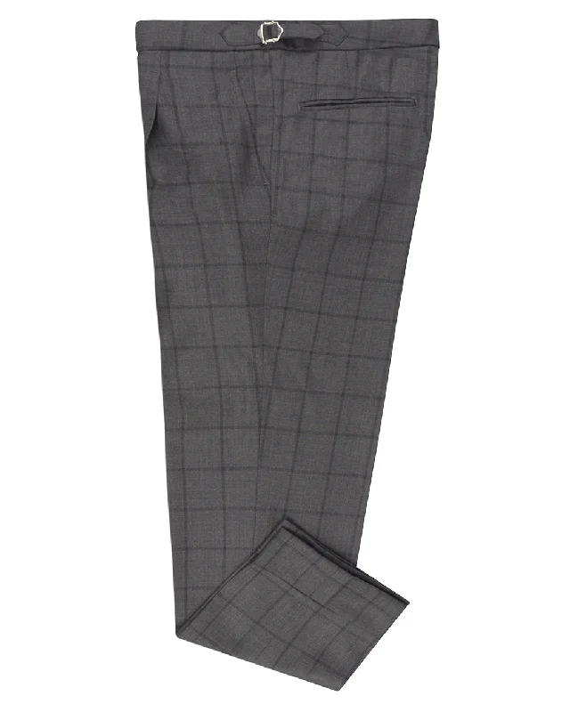 Modern Coats Drago: Super 160s Charcoal Checks